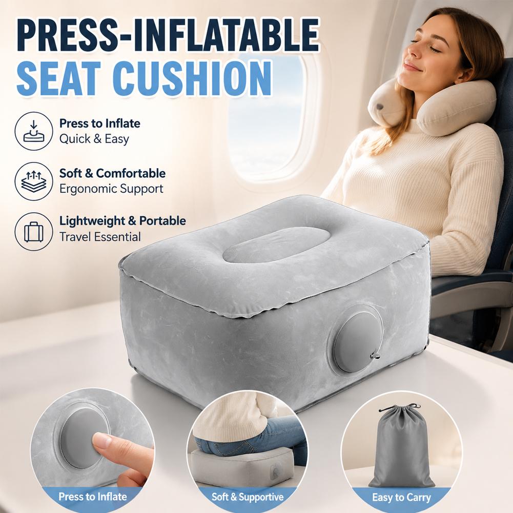 Outdoor Camping Carpet - Almofada inflável tipo pressão para descanso