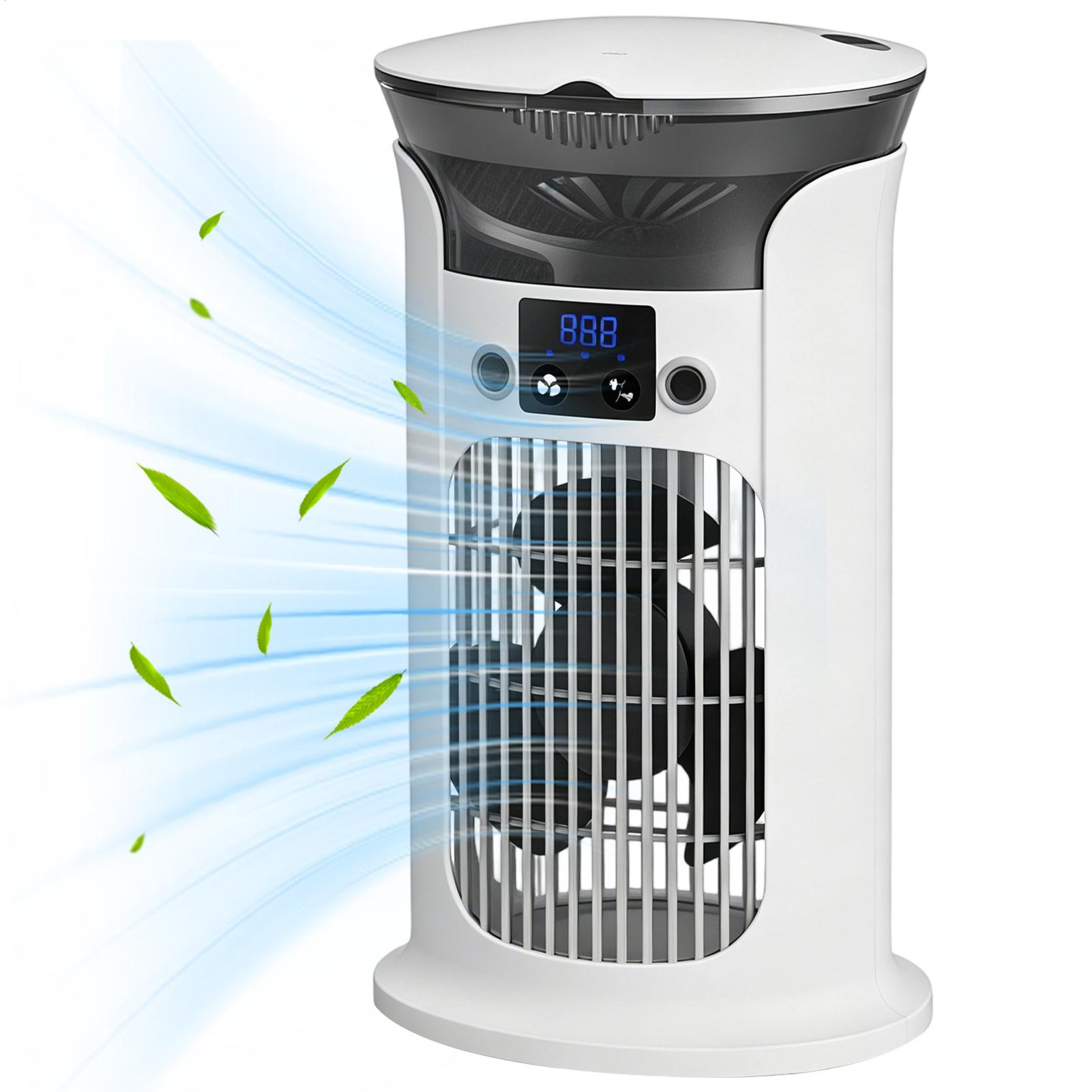 Outdoor Camping House - Ventilador de Mesa Portátil Ajustável com