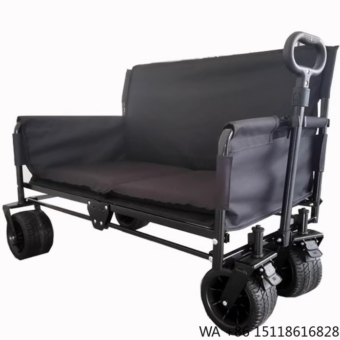 Outdoor Camping And Fishing - Carrinho Dobrável Multifuncional de Metal com
