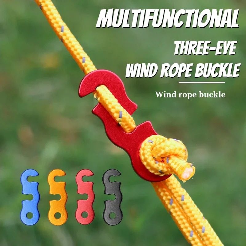 Outdoor Camping Extension Cord - Ajustador de Corda para Barraca em