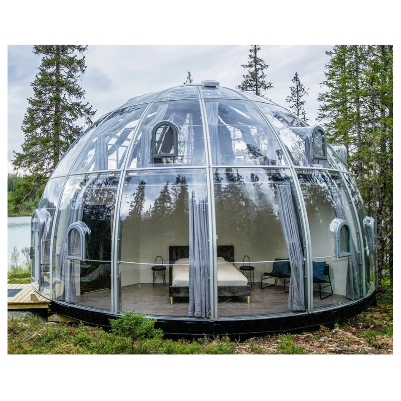 Outdoor Camping Venues - Gazebo em Metal com Revestimento em