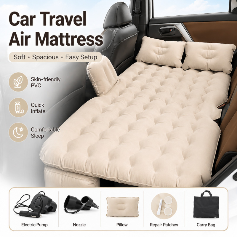Outdoor Camping Carpet - Colchão de Ar Universal para Carro,
