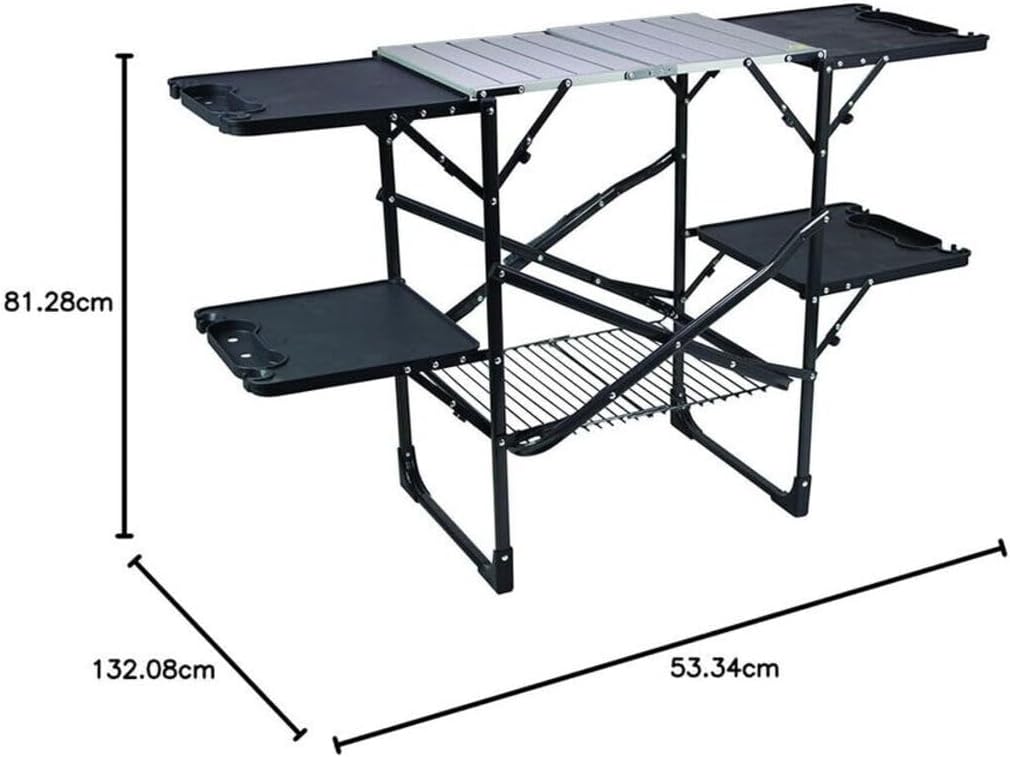 Mesa de Cozinha Portátil Dobrá - Outdoor Camping Cooking Table avaliação e preço