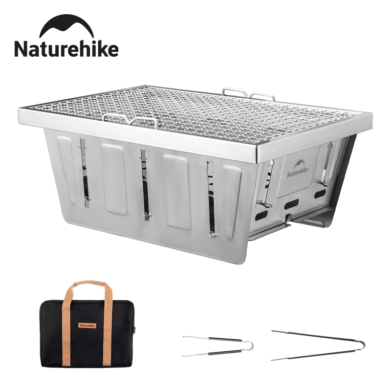 Naturehike acampamento grelha  - Outdoor Camping Cooking Table avaliação e preço
