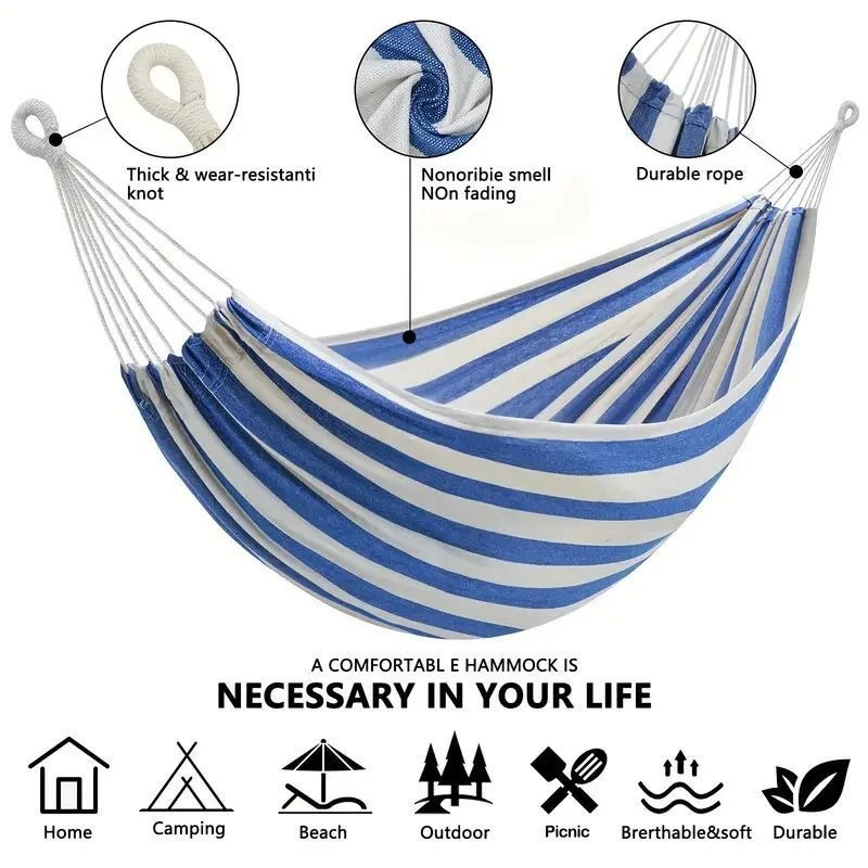 Rede de Lona Sem Varetas de Ma - Outdoor Indoor Camping avaliação e preço