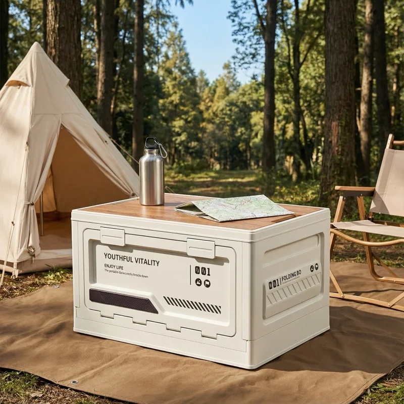 Caixa de Armazenamento Externa - Outdoor Camping Folding Storage Box avaliação e preço