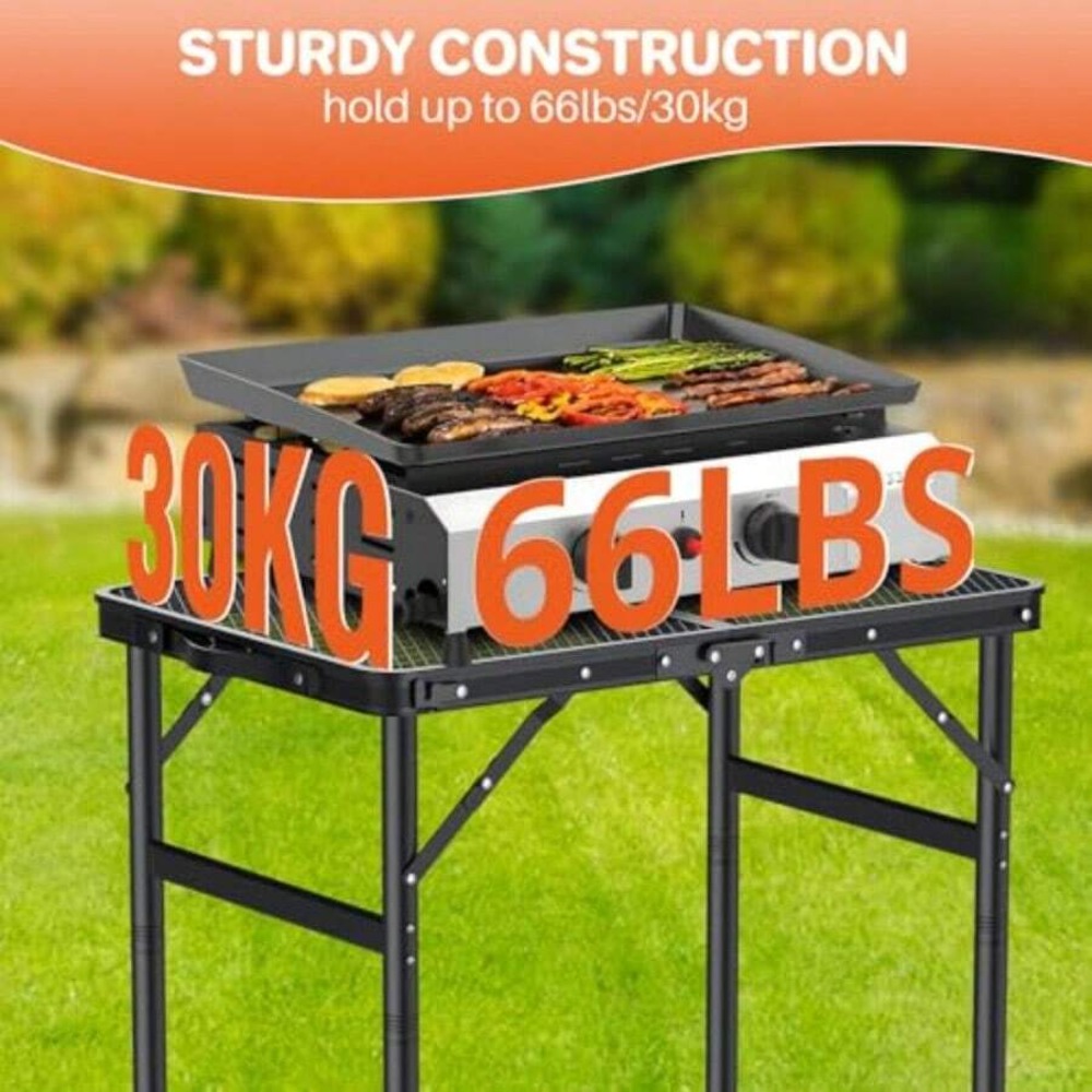 Mesa de Camping Portátil e Dob - Outdoor Camping Cooking Table avaliação e preço