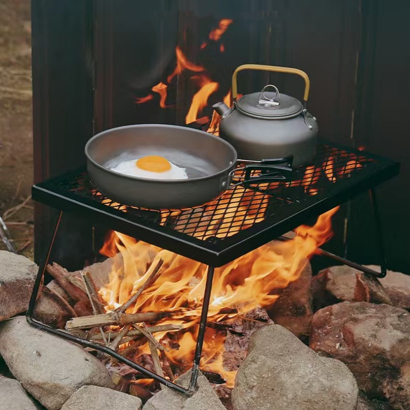 Grade ao ar livre mesa dobráve - Outdoor Camping Cooking Table avaliação e preço