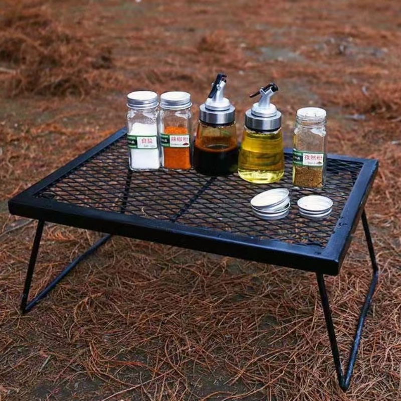 Grade ao ar livre mesa dobráve - Outdoor Camping Cooking Table avaliação e preço