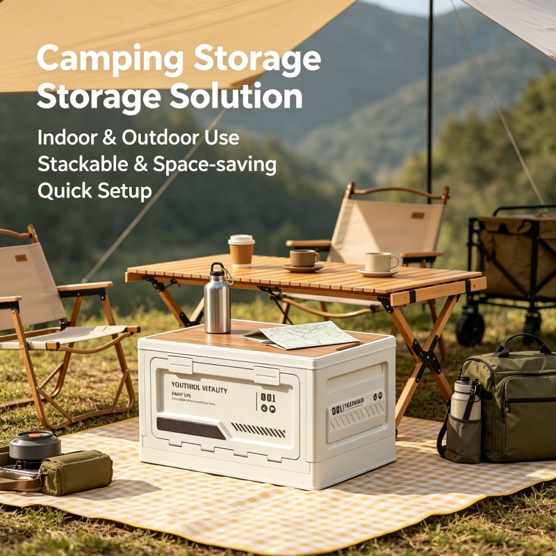 Caixa de Armazenamento Externa - Outdoor Camping Folding Storage Box avaliação e preço