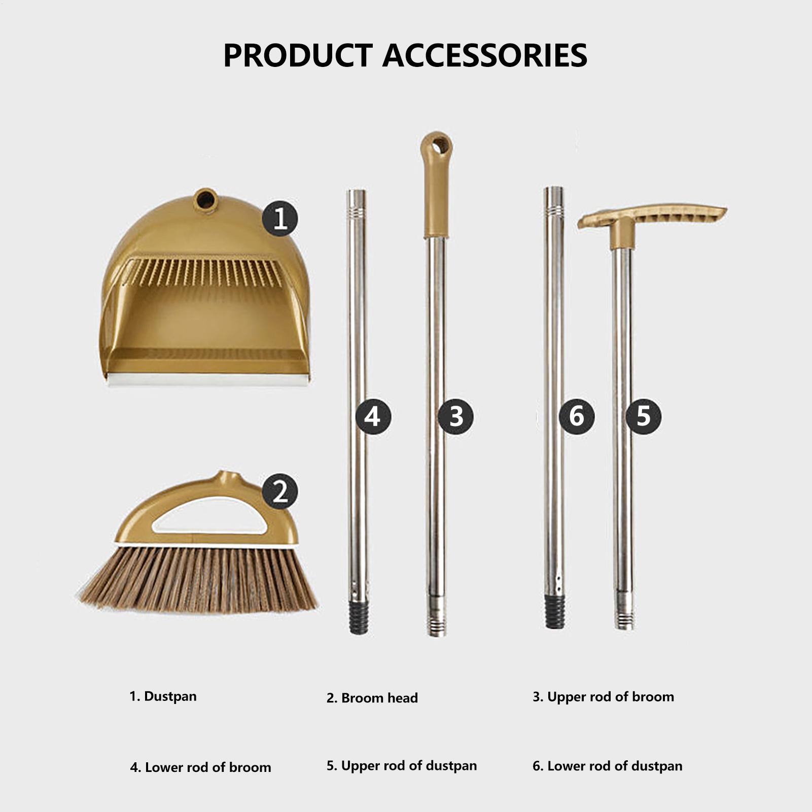 1 conjunto de vassoura e pá co - Outdoor Camping Store avaliação e preço