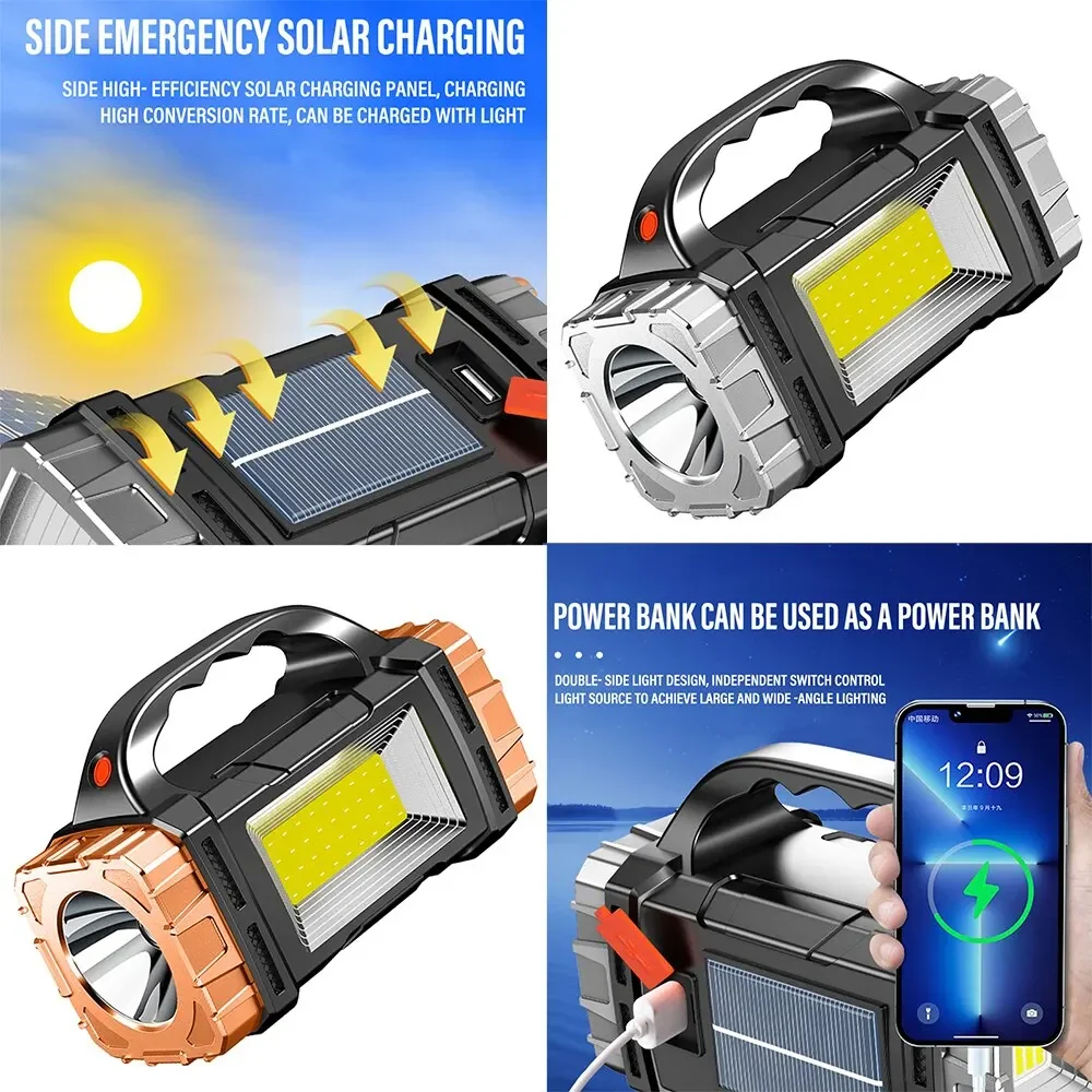 Nova Lanterna LED Solar Recarr - Outdoor Camping And Fishing avaliação e preço