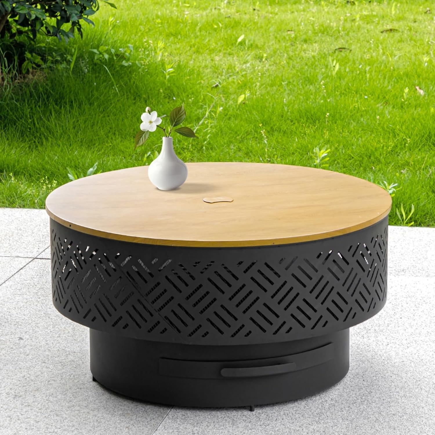 Mesa Redonda de Metal para Fog - Outdoor Camping Cooking Table avaliação e preço
