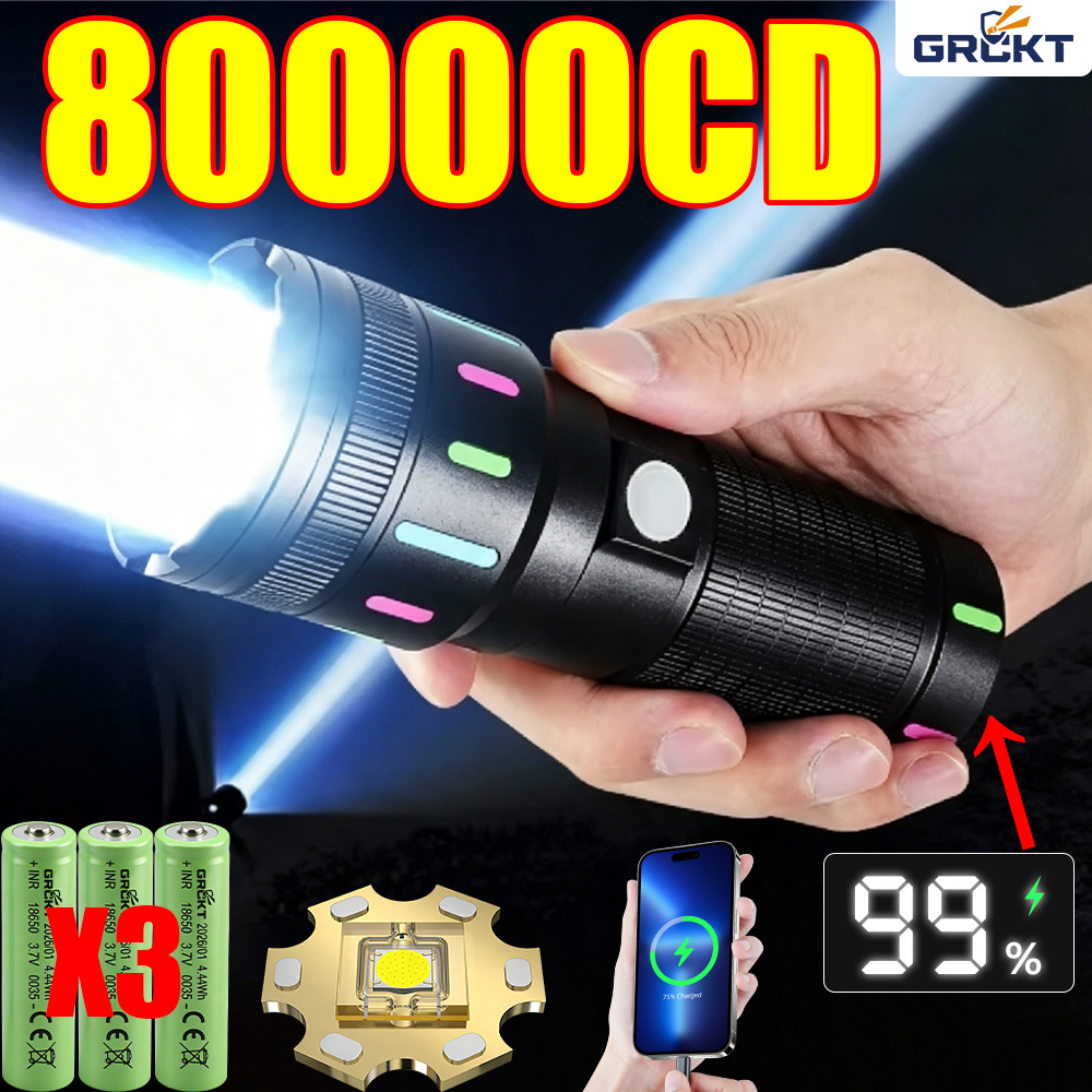 Lanterna LED Mais Poderosa 800 - Outdoor Camping And Fishing avaliação e preço