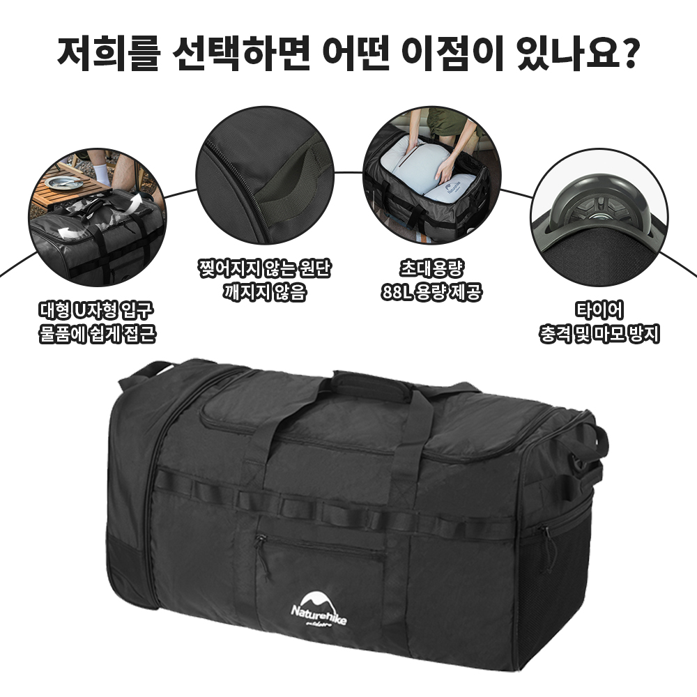Naturehike 88l saco de acampam - Outdoor Camping Folding Storage Box avaliação e preço