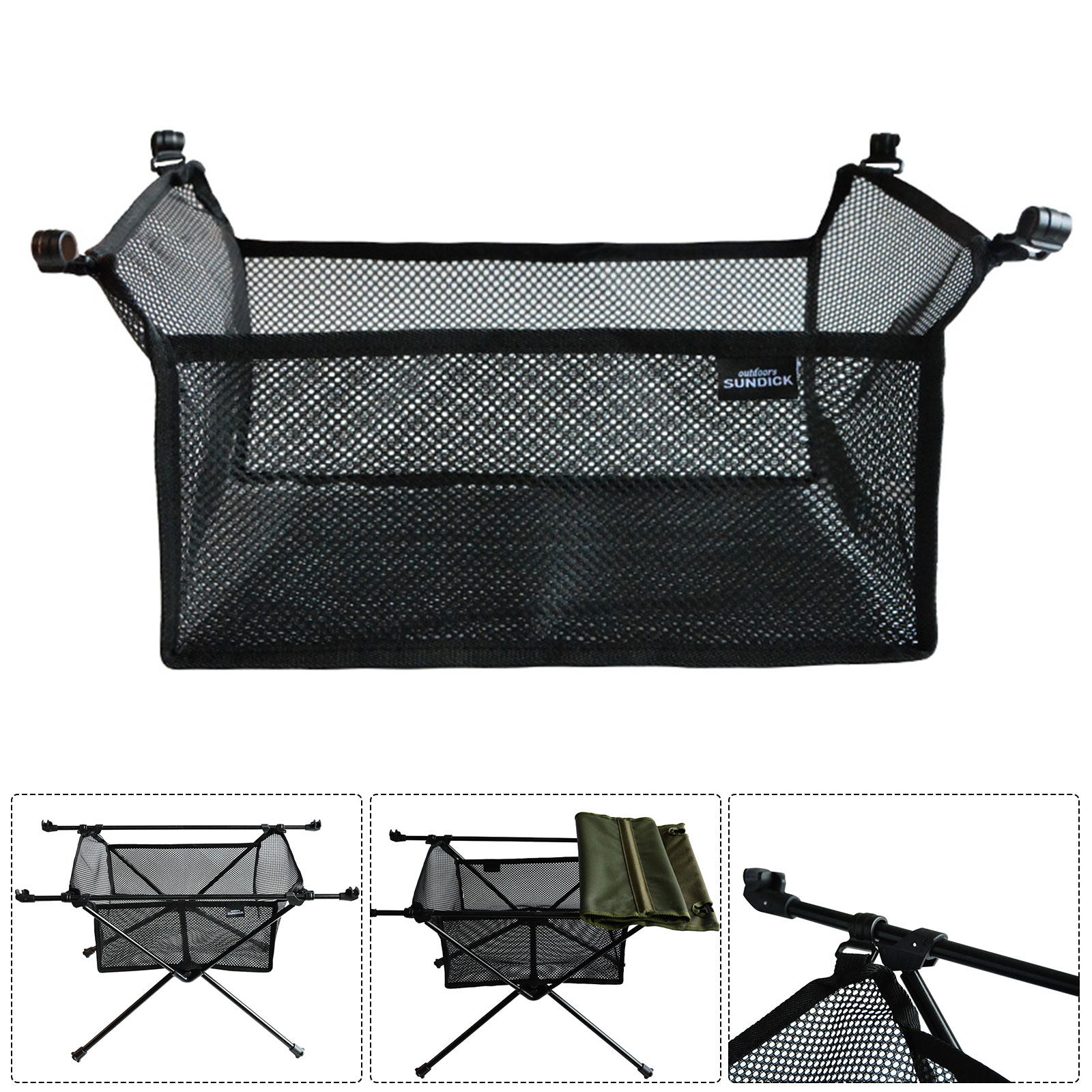 Rede de armazenamento de mesa  - Outdoor Camping Folding Storage Box avaliação e preço